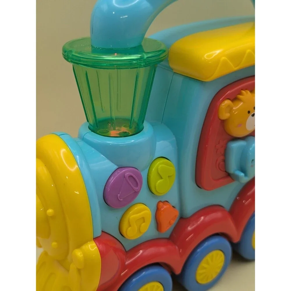 Big Steps Musical Baby Animal Train Toy Light Up Sound Interactive Toddler Choo